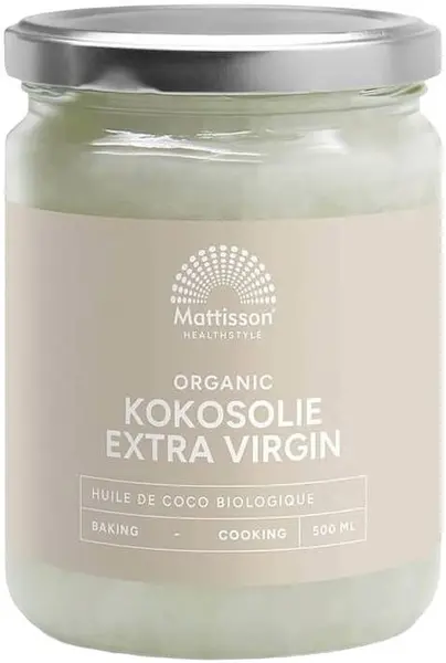 Organic Coconut Oil Extra Virgin, 500 ml, Mattisson Healthstyle