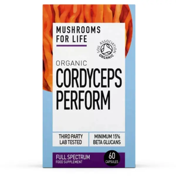 Organic Cordyceps Perform 1000 mg Full Spectrum, 60 capsule, Mushrooms4Life