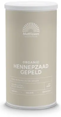 Organic Hemp Seeds Peeled, 250 g, Mattisson Healthstyle