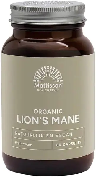 Organic Lion's Mane, 60 capsule , Mattisson Healthstyle