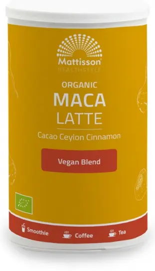 Organic Maca Latte, 160 g, Mattisson Healthstyle