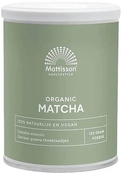 Organic Matcha, 125 g, Mattisson Healthstyle