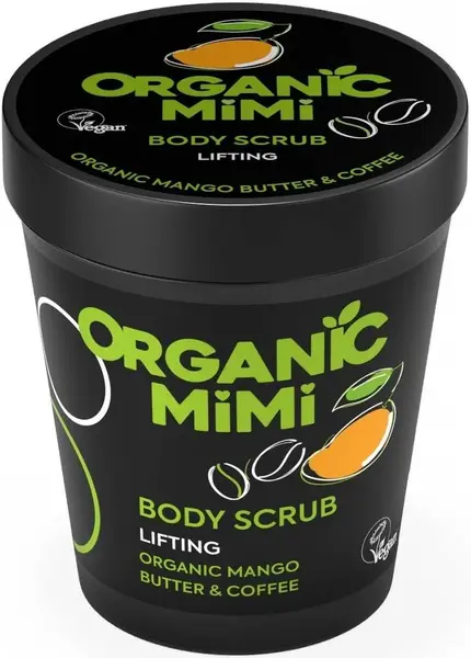 Organic Mimi Exfoliant corporal cu efect de lifting Mango & Coffee, 250 g