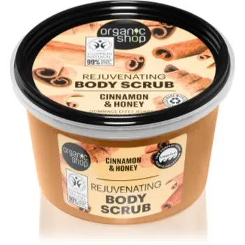 Organic Shop Cinnamon & Honey exfoliant delicat pentru corp