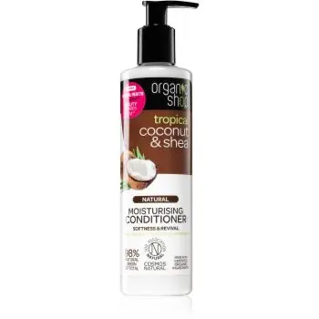 Organic Shop Natural Coconut & Shea balsam hidratant pentru păr uscat și deteriorat