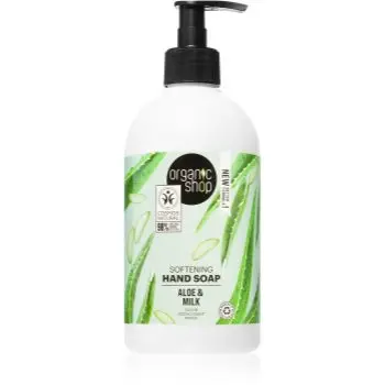 Organic Shop Organic Aloe & Milk Săpun lichid hrănitor pentru mâini