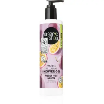 Organic Shop Passion Fruit & Cocoa gel de dus imbatator