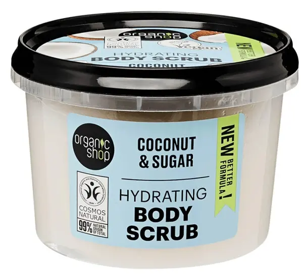 Organic Shop Scrub hidratant pentru corp Coconut & Sugar, 250 ml