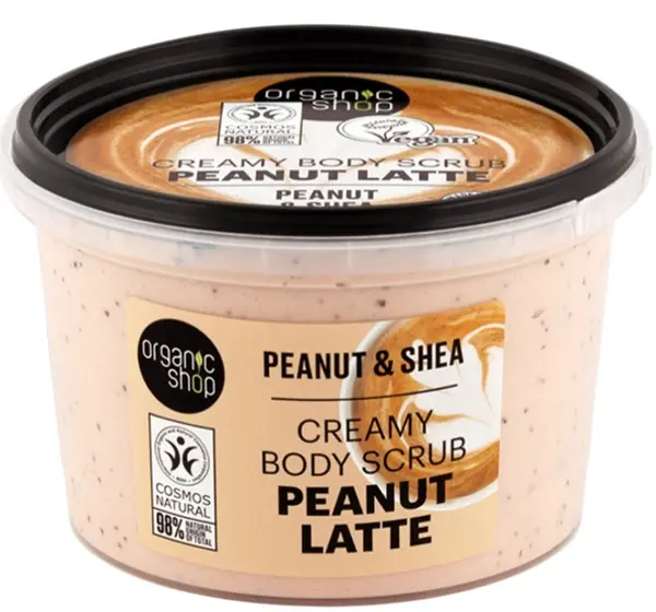 Organic Shop Scrub pentru corp Peanut & Shea, 250 ml