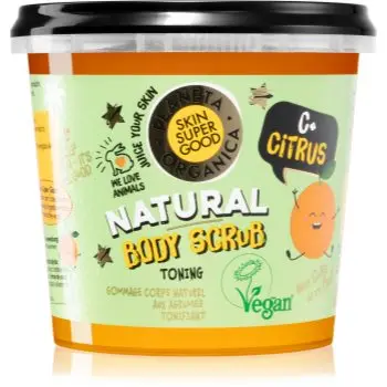 Organic Shop Skin Super Good C+ Citrus peeling pentru corp cu efect revigorant cu vitamina C