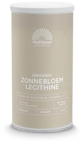 Organic Sunflower Lecithin, 180 g, Mattisson Healthstyle