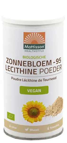 Organic Sunflower Lecithin, 180 g, Mattisson Healthstyle