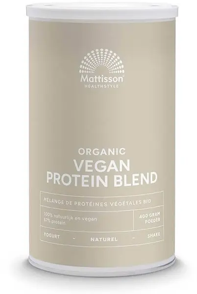 Organic Vegan Protein Blend, 400 g, Mattisson Healthstyle