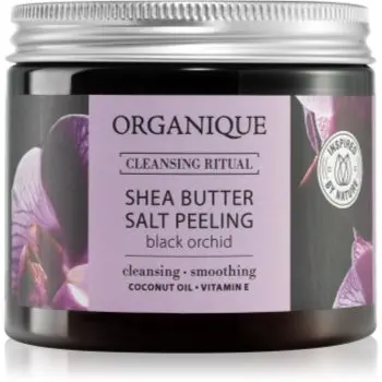 Organique Black Orchid sare pentru exfoliere unt de shea