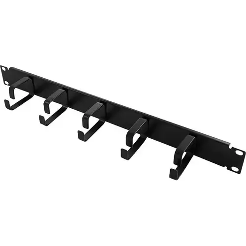 Organizator cablu cu manere metalice LogiLink OR101B, 19'' 1U