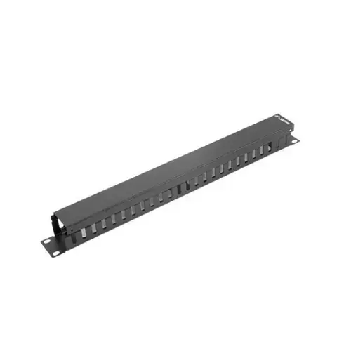 Organizator de cabluri Lanberg , tip A , 19'' , 1U, Negru