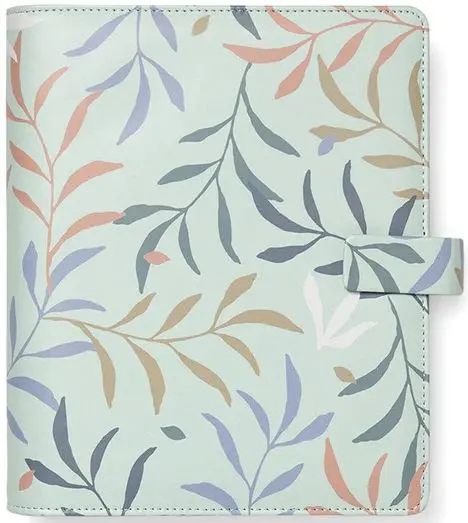 Organizator Filofax Botanical - A5, creion albastru