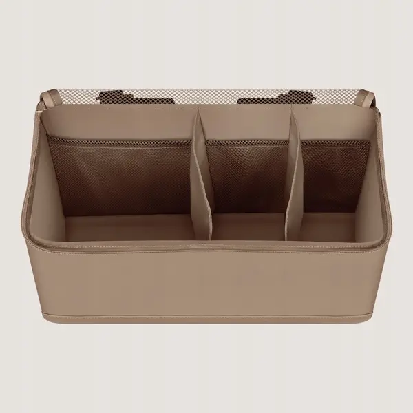 Organizator multifunctional Lionelo Sidepocket M Bej, 3 compartimente, universal, 43x15x23 cm
