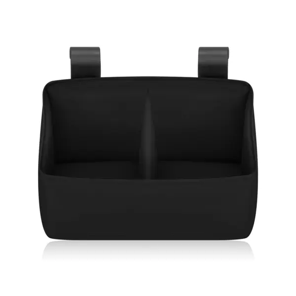Organizator multifunctional, Lionelo, Sidepocket S, 26x12x15 cm, 2 compartimente, Universal, Constructie ranforsata, Negru