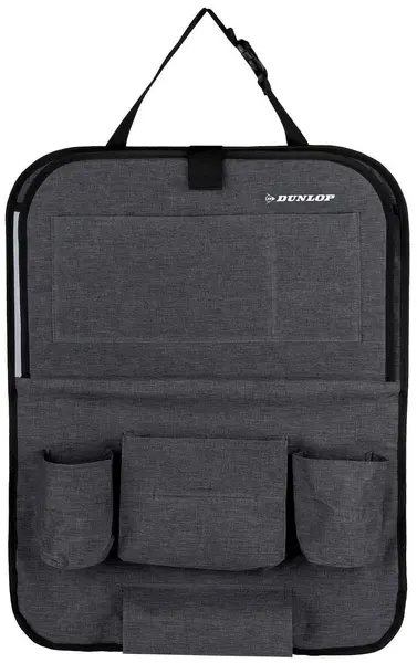 Organizator pentru bancheta din spate a mașinii Dunlop - Cu mâner, gri