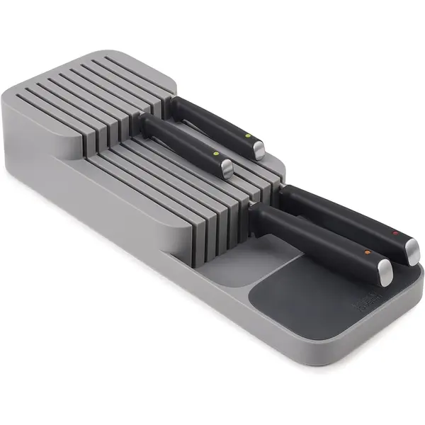 Organizator pentru Cutite Timebox, 2 Niveluri, Capacitate 9 Cutite, Gri - Default Title