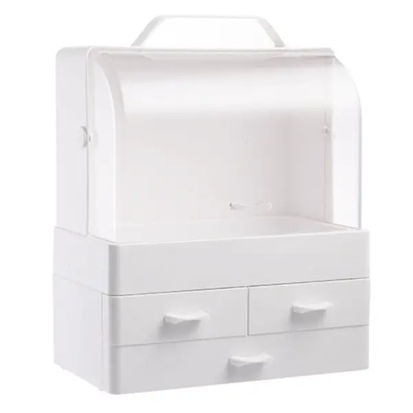 Organizator produse cosmetice portabil rezistent la apa 4 compartimente de depozitare