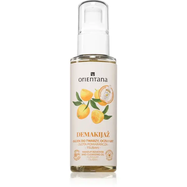 Orientana Golden Orange Face & Eyes ulei de curățare blând 150 ml