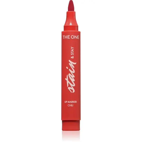 Oriflame The One Stain & Stay ruj cu persistenta indelungata tip cariocă culoare Chili 2.5 g