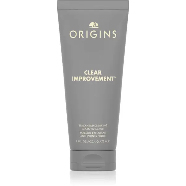 Origins Clear Improvement® Blackhead Clearing Mask-To-Scrub mască pentru curățarea porilor, împotriva punctelor negre 75 ml