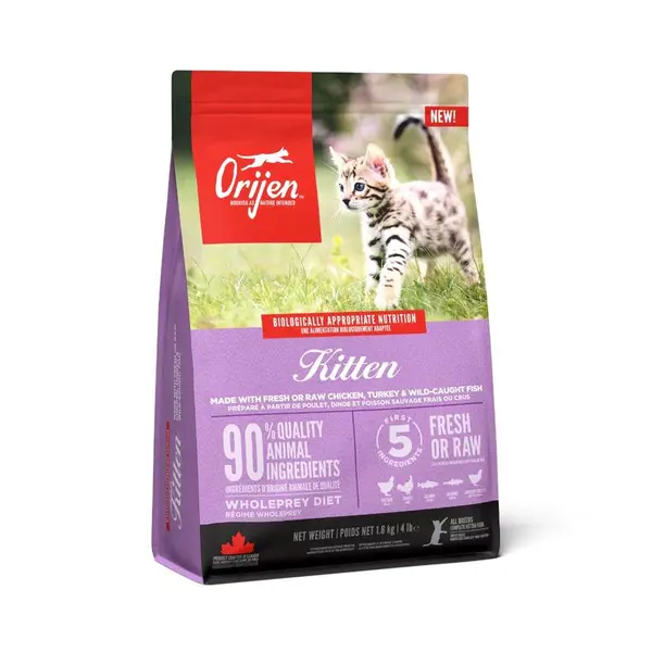 ORIJEN Kitten, hrană uscată fără cereale pisici, 1.8kg 1.8kg
