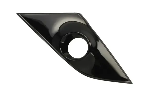 Ornament bara Fata Stanga SPORT, cu orificii proiector ceata, negru lucios potrivit MAZDA CX-3 02.15- 04.19-