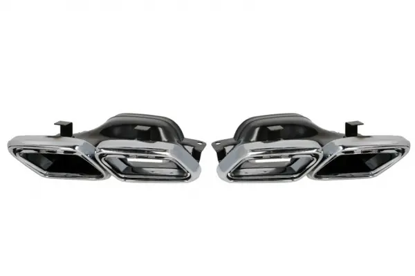 Ornament decorativ evacuare spate dreapta stanga (otel, crom) MERCEDES C (A205), C (C205), C T-MODEL (S205), C (W205) 2013-2018