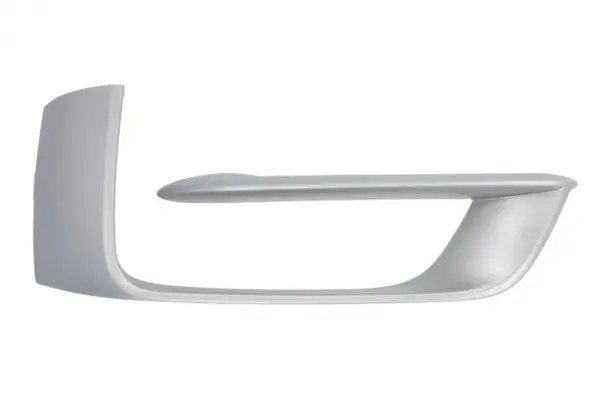 Ornament grila fata dreapta inferior, PURE EXPERIENCE, plastic, argintiu BMW X5 F15, F85 intre 2013-2017