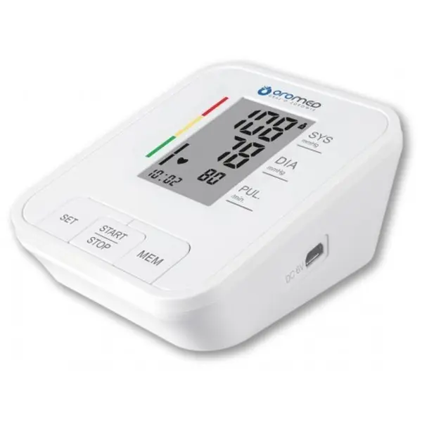 oromed Aparat de masurat automat ritm cardiac ORO-N4 CLASSIC pentru brat superior, Alb
