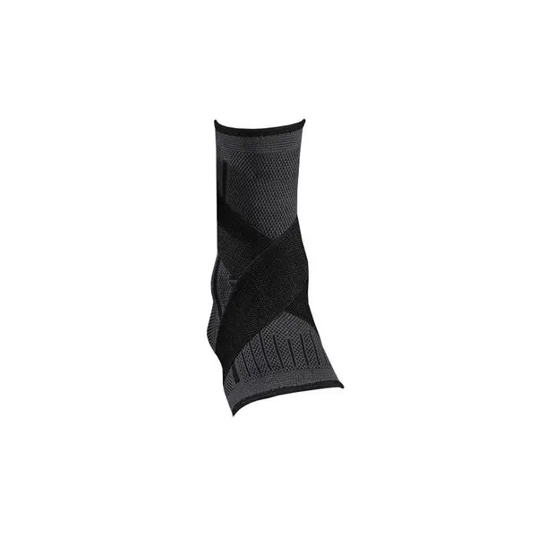 Orteza Glezna, Glezniera, Zamo®, pentru Activitati Sportive, din Material Respirabil, cu Banda Reglabila, Gri Inchis, marimea L