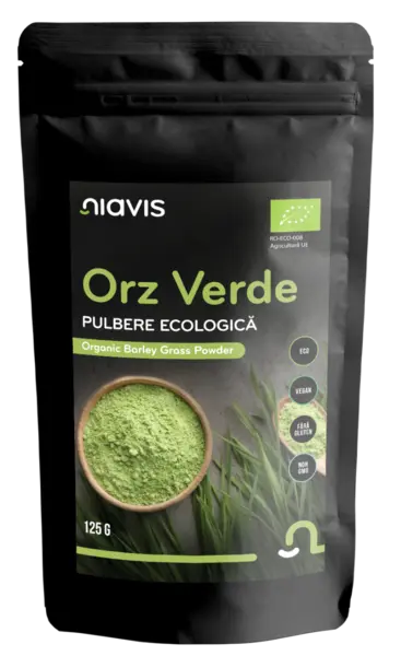 Orz verde Pulbere ecologica, 125g, Niavis