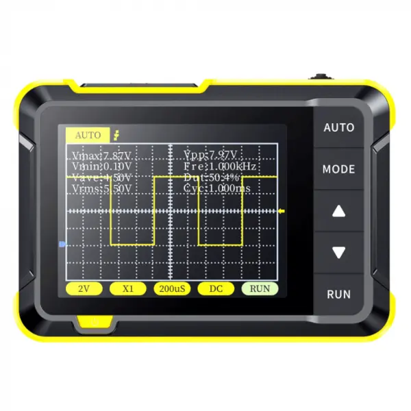 Osciloscop digital portabil Fnirsi DSO152, 1 canal, 2.5MS s, 200kHz