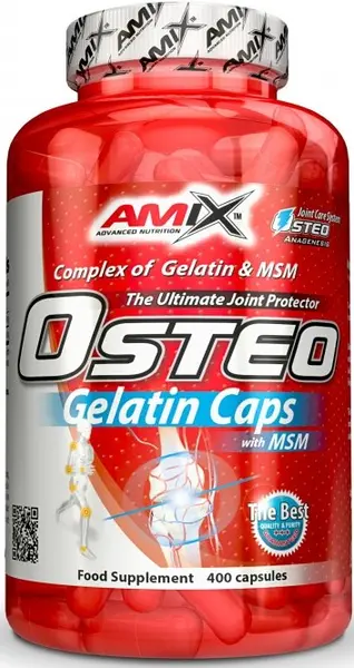 Osteo Gelatin with MSM, 400 capsule, Amix
