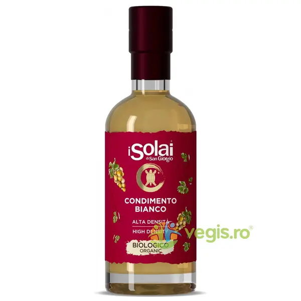 Otet Balsamic Alb Autentic de Modena Densitate ≈ 1.27 Ecologic/Bio 250ml