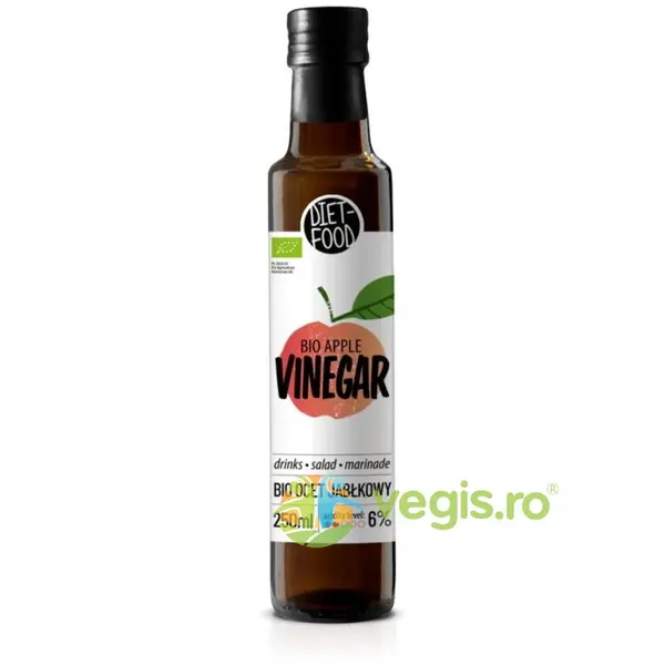 Otet de Mere 6% Aciditate Ecologic/Bio 250ml