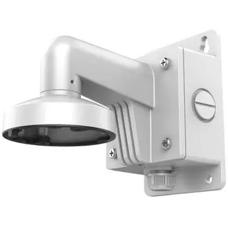 other Suport de perete Hikvision, cu doza de conexiuni, aliaj de aluminiu, capacitate 4.5 kg, Alb