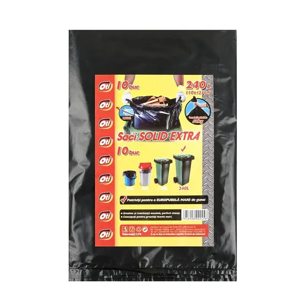 Oti Saci menajeri, 240 L, 10 buc, Solid Extra