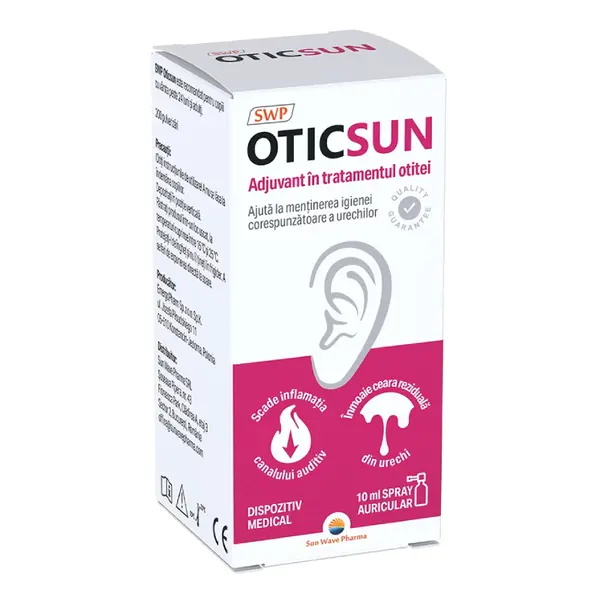 Oticsun spray auricular, 10 ml, Sun Wave Pharma