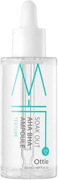 Ottie Soak Out Fiolă pentru față AHA BHA, 50 ml