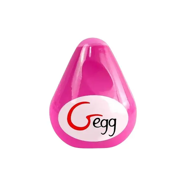Ou masturbator G-VIBE G-Egg, interior texturat pentru stimulare intensă, din material TPE elastic, roz