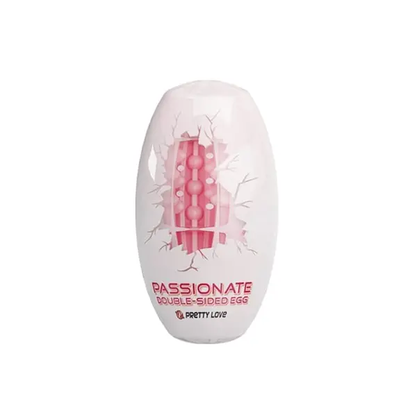 Ou pentru masturbare Pretty Love - Passionate Double Side, rezistent la apă, roz