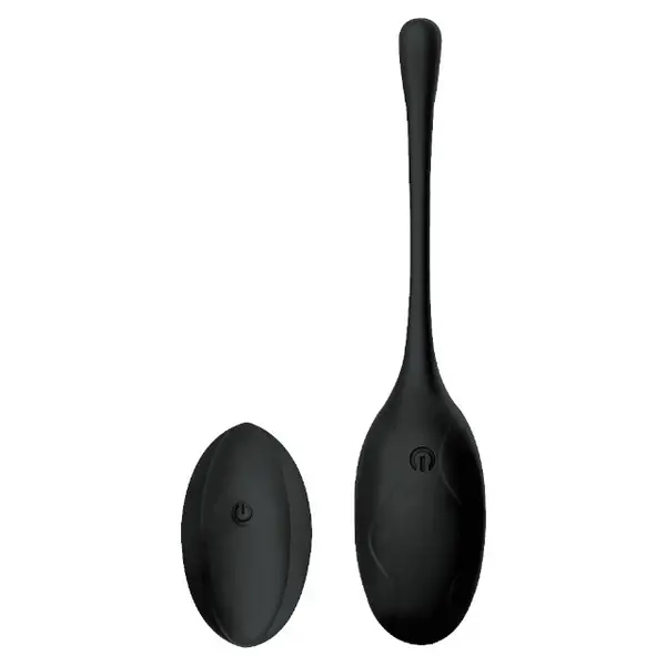 Ou vibrator INTY TOYS NEO, cu control prin telecomandă, 10 funcții de vibrații ultra-puternice, silențios, rezistent la apă, negru