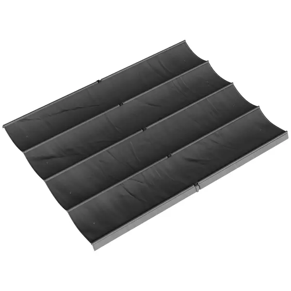 Outsunny Acoperiș Pergolă cu 8 Găuri de Drenaj, Material de Rezervă Pergolă din Poliester Respirabil, Doar Acoperire, 392x350 cm, UV30+, pentru Pergolă de Grădină 4x3m, Gri Închis | Aosom Romania