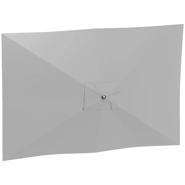 Outsunny Copertină de Rezervă pentru Umbrelă cu Ventilație în Partea Superioară, 300x200 cm, Verde | Aosom Romania
