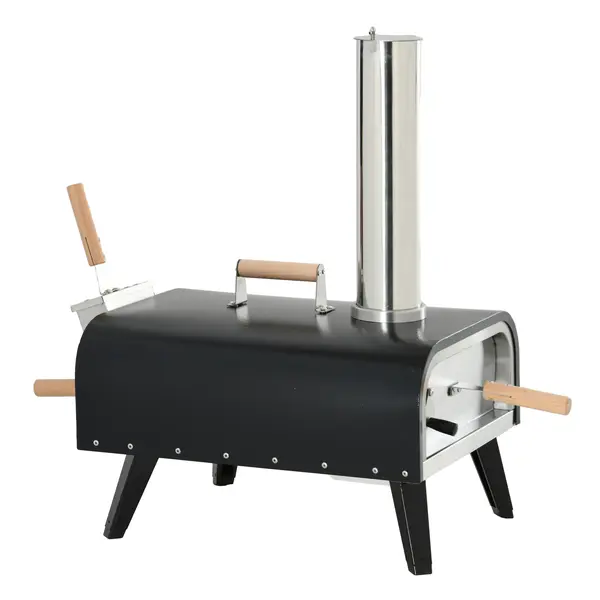 Outsunny Cuptor de Pizza in Aer Liber cu Piatra de 12" | Aosom Romania